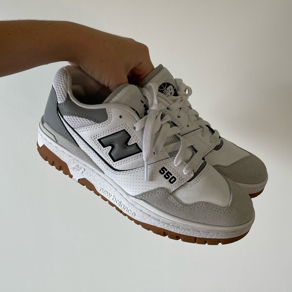 SOLD New Balance 550 chunky white sneakers
